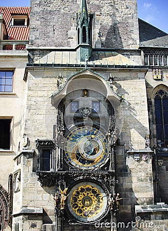 Prague. Astronomic clock Stock Photo