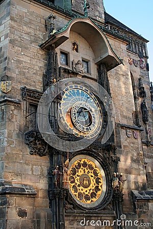 Prague Astronomical Clock 2 Stock Photo