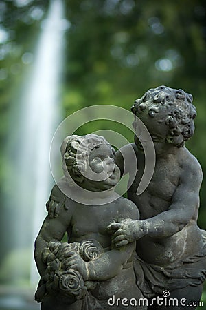 Prague castle garden Stock Photo