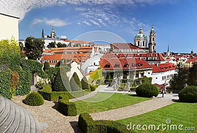 Prague Castle, St Nicholas Church Editorial Stock Photo