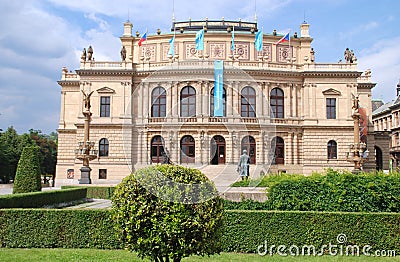 Prague, Czech Rep: Rudolfinum Concert Hall Editorial Stock Photo