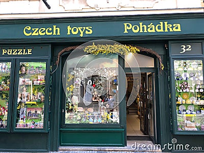 Pohádka - Toys at the Golden Lion Editorial Stock Photo