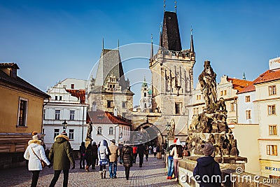 Prague czech town old Stock Photo