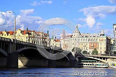 Prague is full of old buildings Editorial Stock Photo