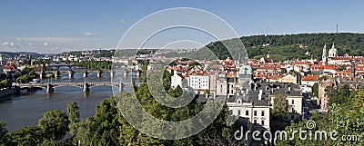 Prague - panoramic view Stock Photo