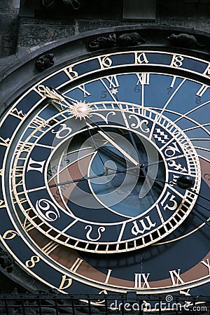 Prague. PraÅ¾skÃ½ orloj Stock Photo