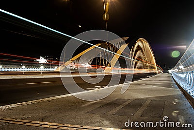 Prague Troja Bridge Editorial Stock Photo
