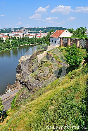 Prague, Vysehrad Stock Photo