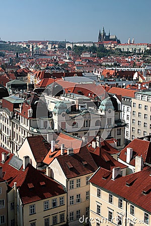 Praha - Prague, castle in the capital city of the Czech Republic Stock Photo