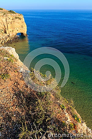 Praia da Afurada Algarve, Portugal. Stock Photo