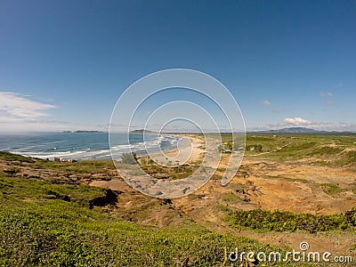 Praia do Gi - Laguna - Santa Catarina - Brasil Stock Photo