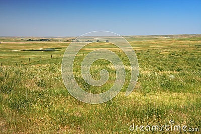 Prairie in Dakota Stock Photo