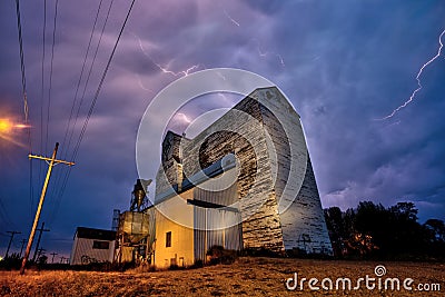 Prairie Storm Clouds Stock Photo