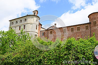 The beautiful castle of Pralormo dating back to the early 1200s Stock Photo