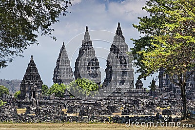 Prambanan Temple. Stock Photo