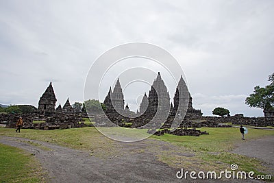 Prambanan temple Editorial Stock Photo