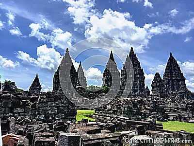 Prambanan Temples Stock Photo