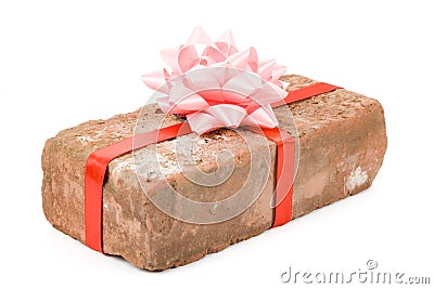 Prank gift Stock Photo