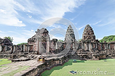 Prasat Hin Phimai(Phimai Historical Park) Stock Photo