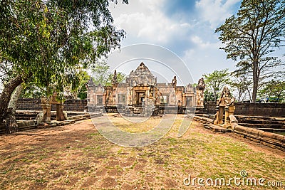 Prasat Muang Tam historical park Stock Photo