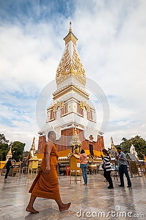 Pratat Panom temple, Nakorn Panom, Thailand Editorial Stock Photo