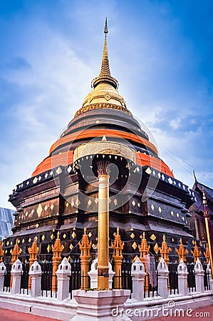 Prathat lampang luang , Lampang Stock Photo