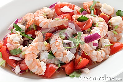 Shrimp ceviche Stock Photo