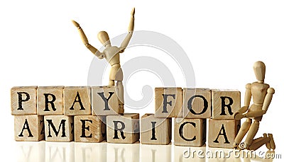 Pray for America Stock Photo