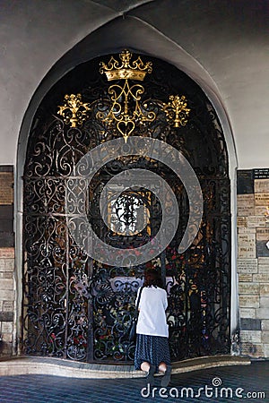 Porta di Pietra in Zagreb, Croatia Stock Photo