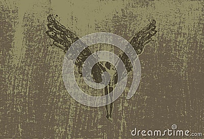 Prayer angel Vector Illustration