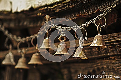 Prayer bells Stock Photo