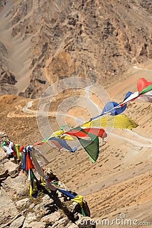 Prayer flags Stock Photo