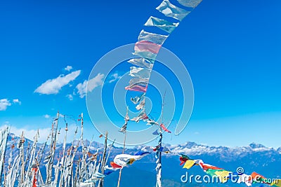 Prayer flags Stock Photo