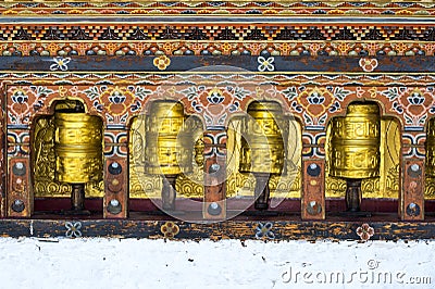 Prayer wheel Stock Photo