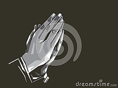 Praying Hands Vector Illustration / eps Vector Illustration