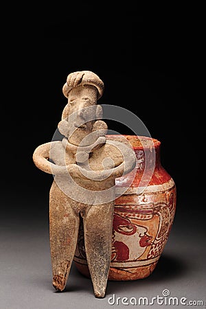 Pre Columbian art. Stock Photo