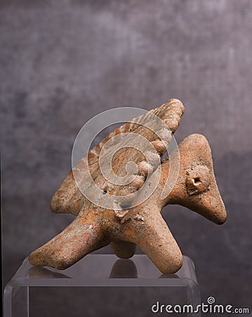 Pre Columbian Mayan Whistle. Editorial Stock Photo