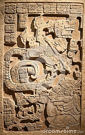 Pre-columbian mexican art Stock Photo