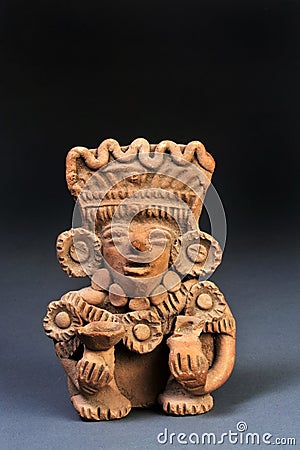 Pre Columbian Warrior Stock Photo