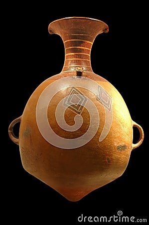 Pre Inca ceramic Stock Photo