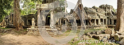 Preah Kahn Temple, Angkor Wat, Cambodia Stock Photo