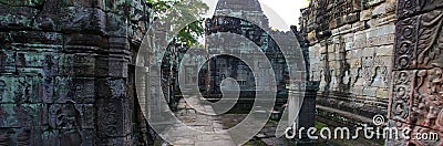 Preah Kahn temple, Cambodia Stock Photo