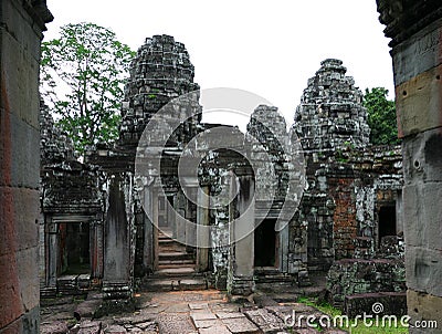 Preah Khan Temple. Angkor, Siem Reap. Cambodia. Stock Photo