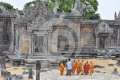 Preah Vihear Temple. Cambodia Editorial Stock Photo