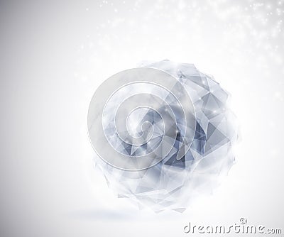 Precious crystal Vector Illustration