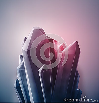 Precious Crystal Vector Illustration