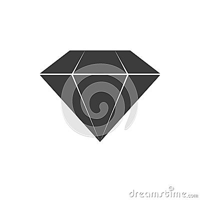 precious stone, diamond vector logo Vector Illustration