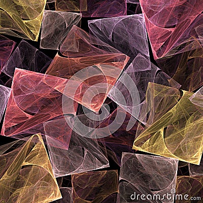 Precious stones fractal Stock Photo