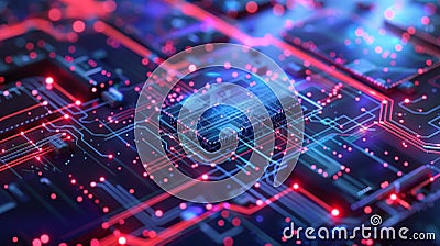 Precise angles and shapes similar to a circuit board highlighting the precision and technicality of a smart contract Stock Photo