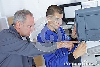 Precise fixing appliance Stock Photo